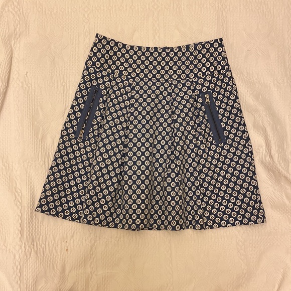 Maeve Blue and White Skirt - Picture 3 of 9